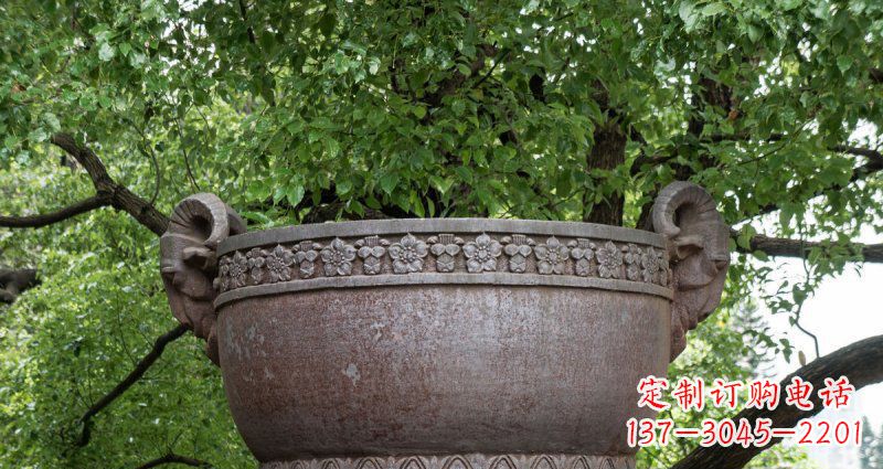 宁波中领雕塑仿古水缸铜雕