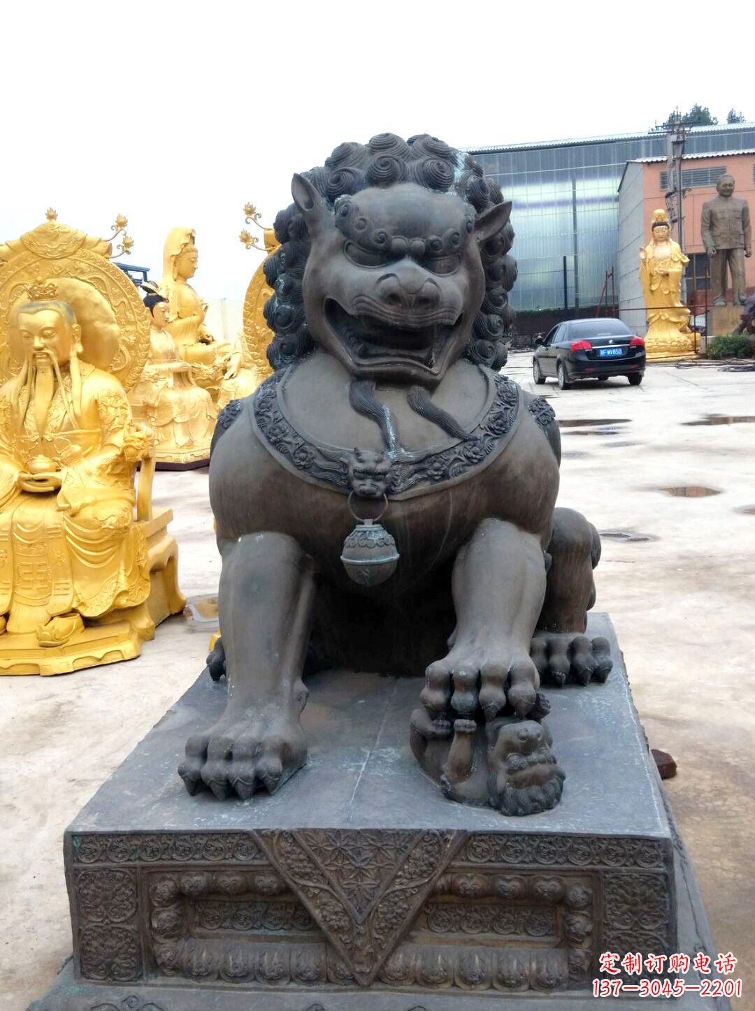 宁波精美仿古铜狮子雕塑
