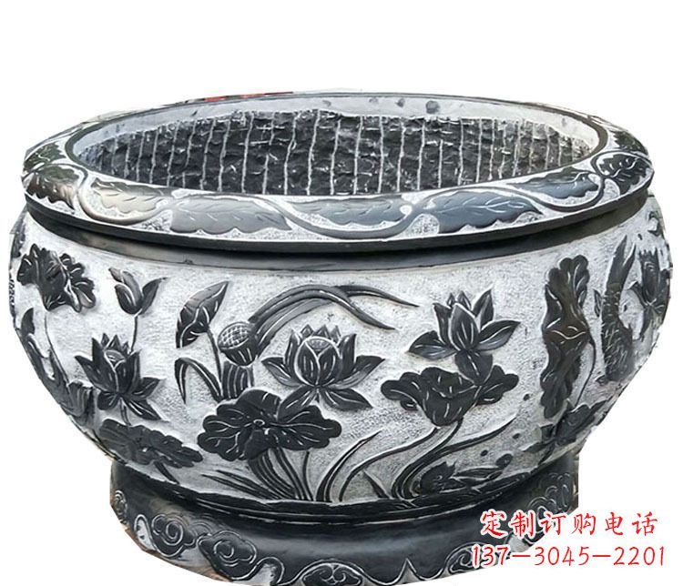 宁波传承古典,精致仿古庭院花盆雕塑