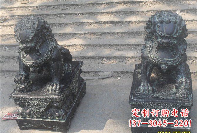 宁波仿古铸铜狮子雕塑