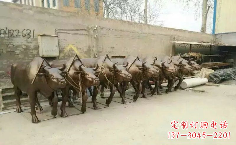 宁波仿铜玻璃钢动物雕塑