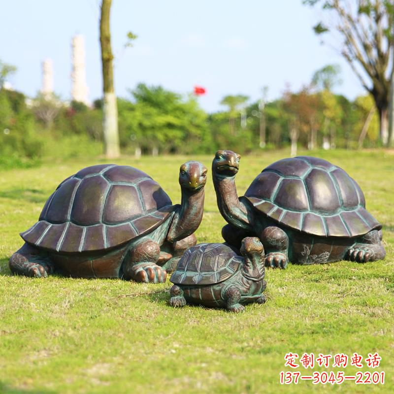 宁波仿铜做工精美的乌龟雕塑摆件