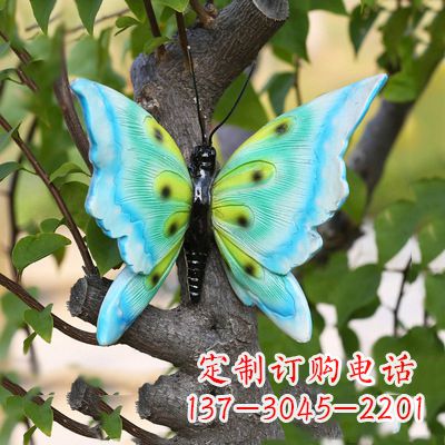 宁波蓝色蝴蝶雕塑