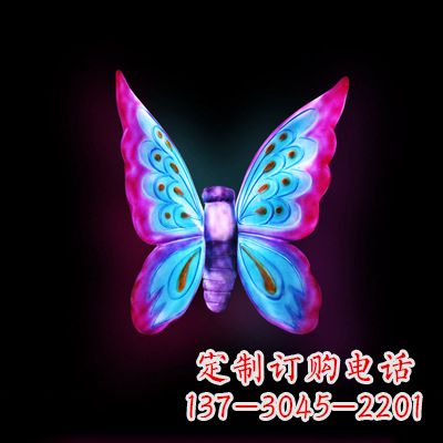 宁波璀璨发光蝴蝶雕塑