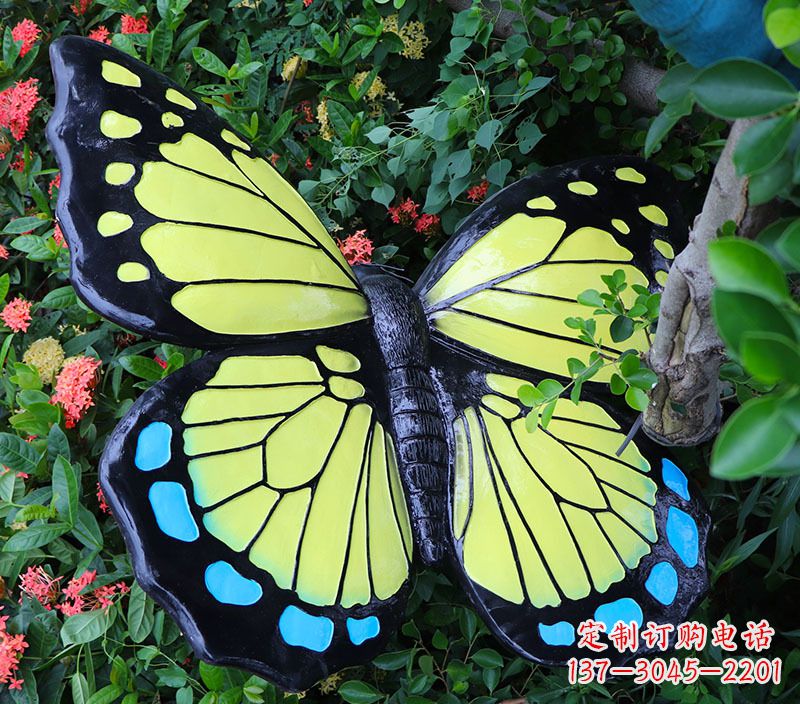 宁波玻璃钢蝴蝶雕塑