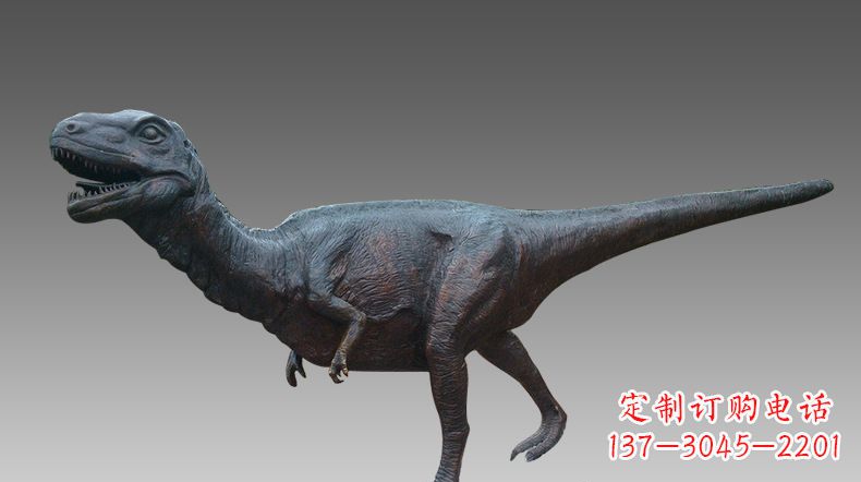 宁波展现史前绝美风采的恐龙雕塑