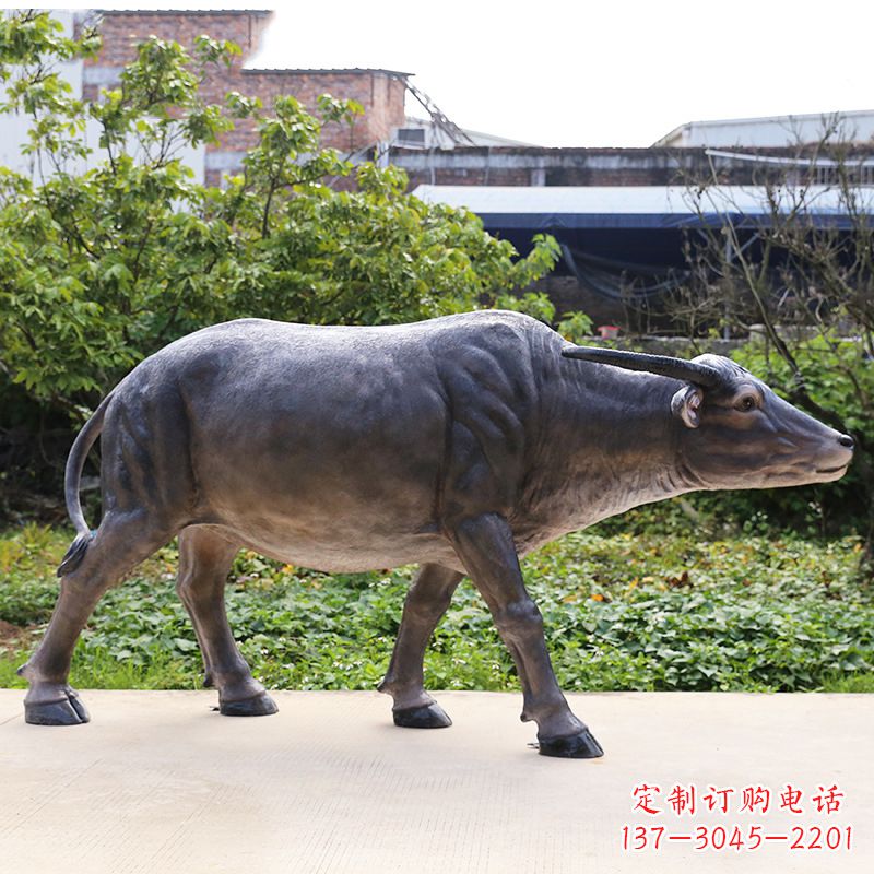 宁波高品质仿真水牛雕塑
