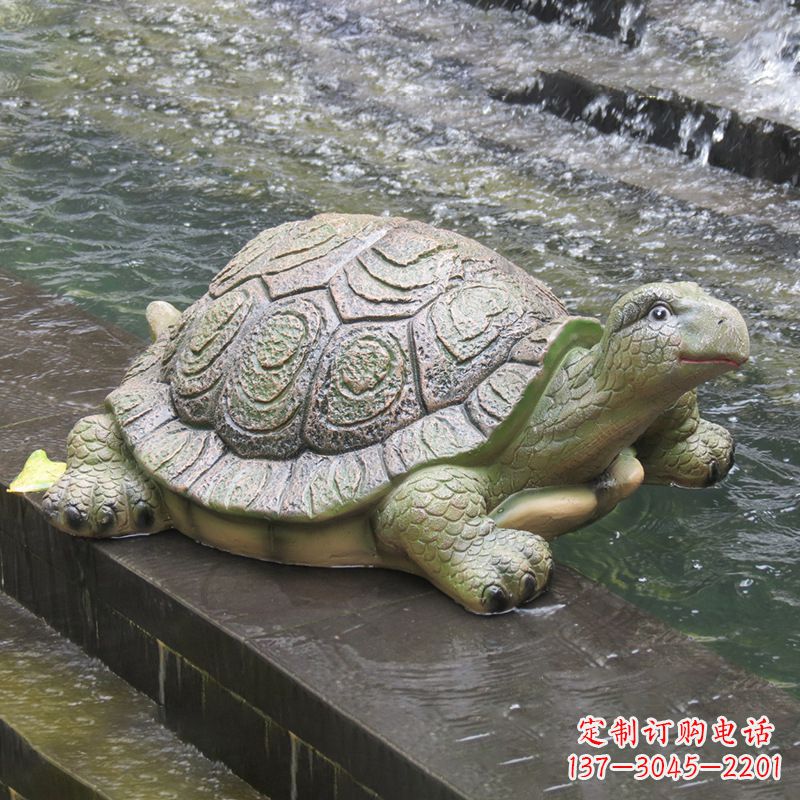 宁波仿真乌龟-园林水景动物雕塑摆件