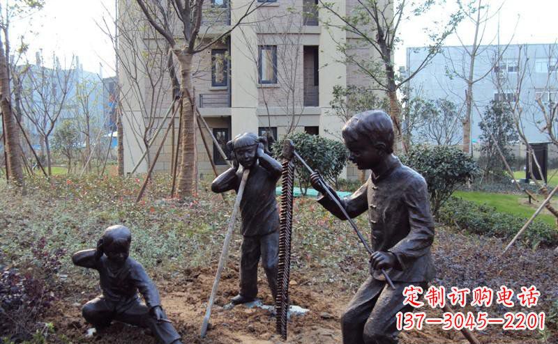 宁波中领雕塑 | 为儿童景观带来美好的铜雕塑