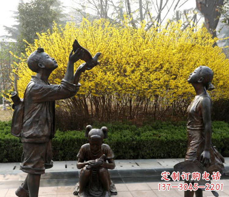 宁波精致可爱的儿童铜雕