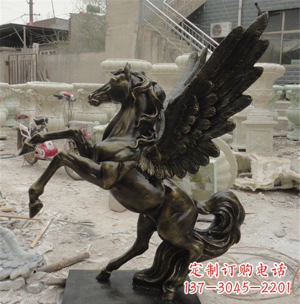 宁波飞马玻璃钢动物雕塑