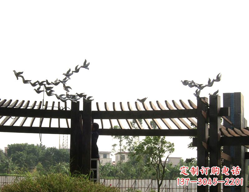 宁波飞翔美景·鸽子雕塑