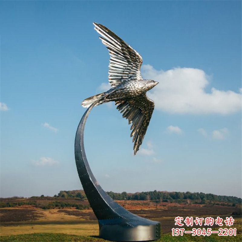 宁波不锈钢老鹰雕塑