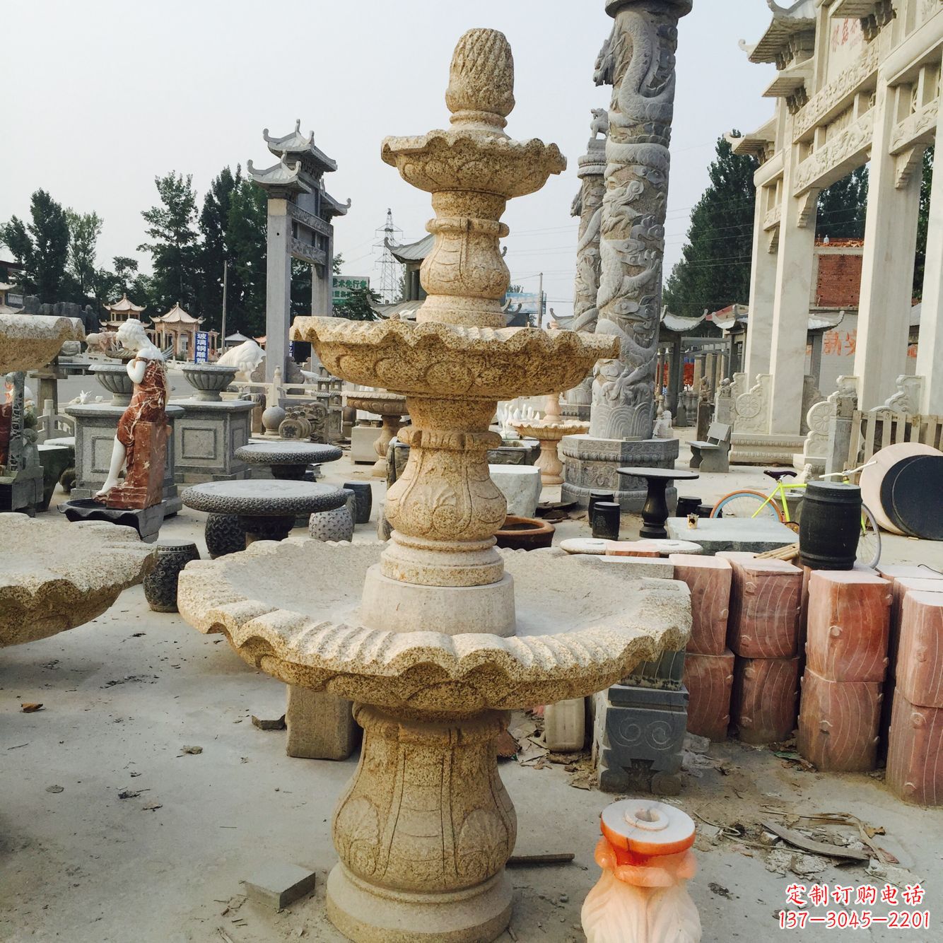 宁波精美风水球石雕艺术品
