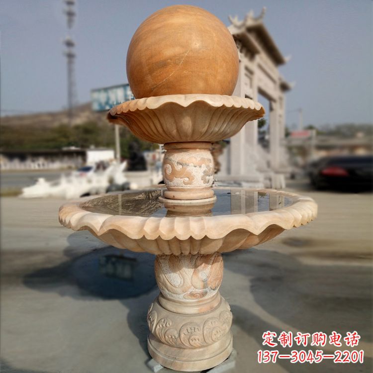 宁波风水球石雕塑