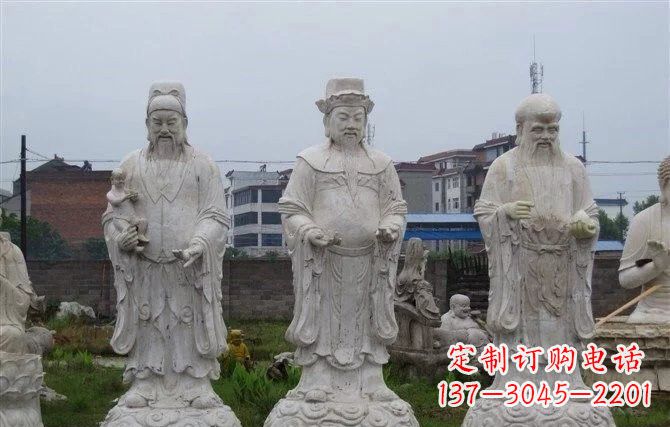 宁波福禄寿神像石雕定制服务