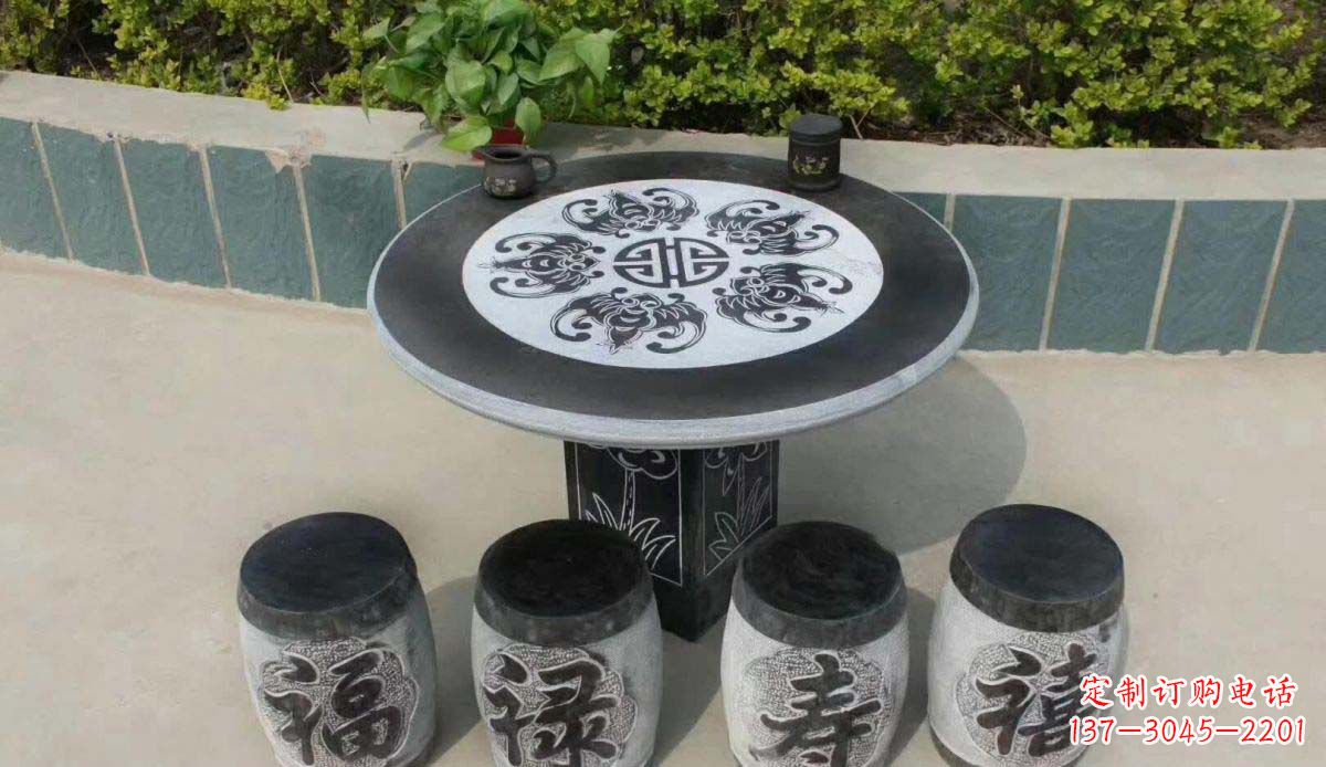 宁波传统工艺福禄寿喜雕塑