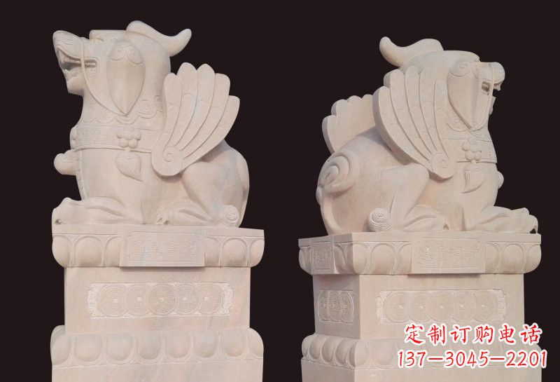 宁波福星象征吉祥幸福高照貔貅石雕