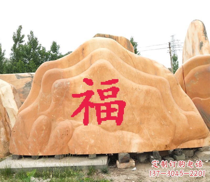 宁波精美福字雕塑定制