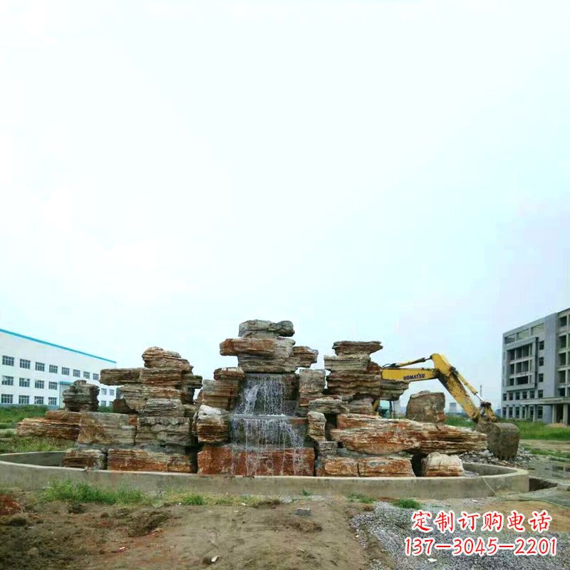 宁波高雅精致的千层石假山雕塑