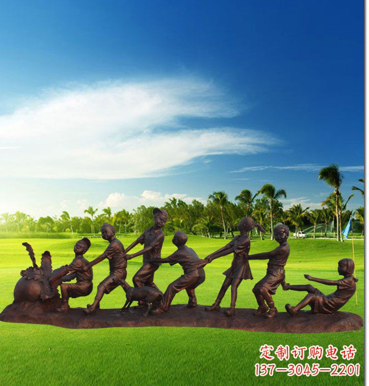 宁波中领雕塑-精美仿铜萝卜雕塑