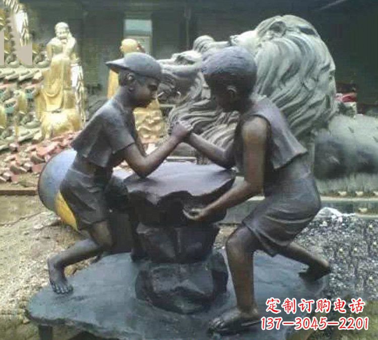 宁波非凡童趣,精致儿童铜雕