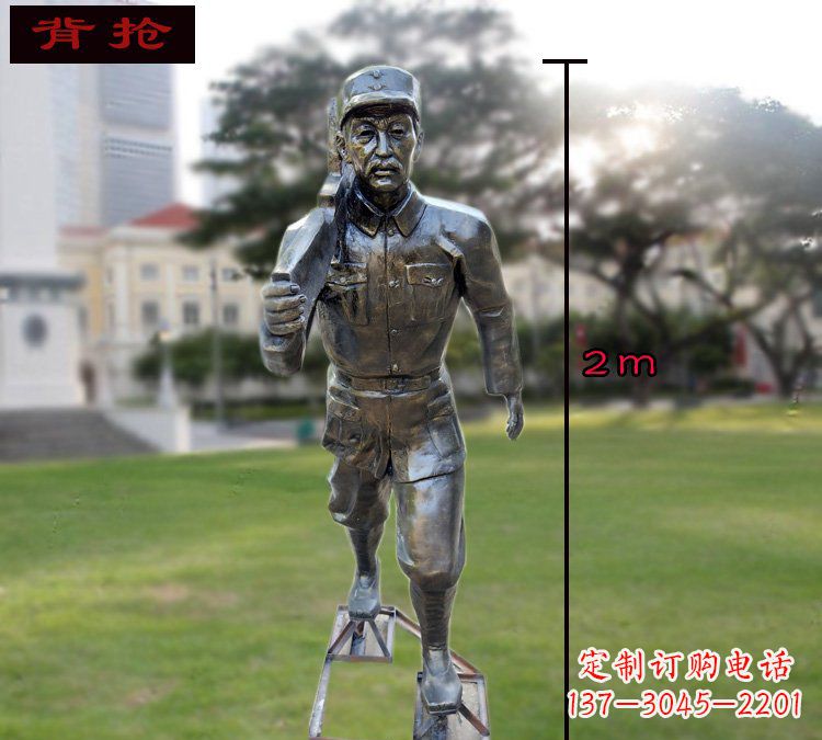 宁波中领雕塑英勇勇士铜雕