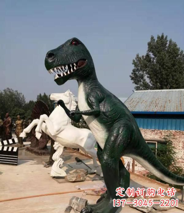宁波玻璃钢仿真恐龙雕塑