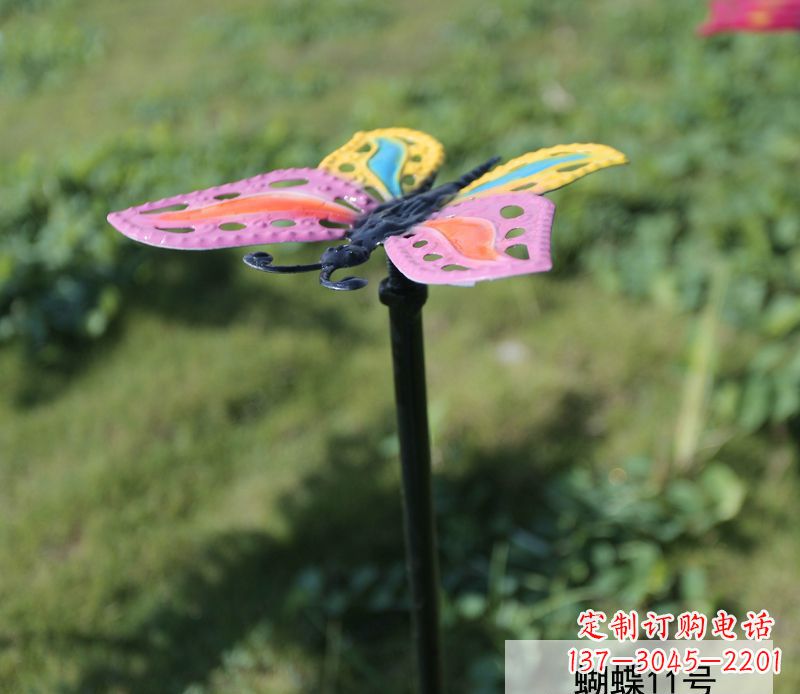 宁波个性化不锈钢彩色蝴蝶雕塑