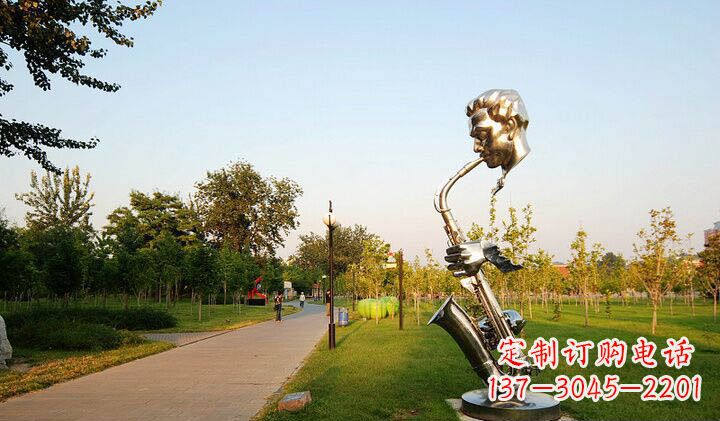 宁波不锈钢萨克斯抽象雕塑