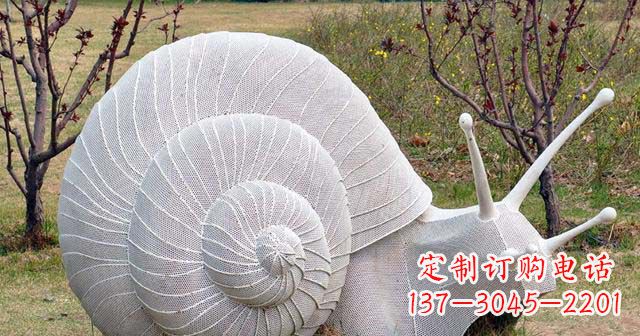 宁波抽象不锈钢蜗牛雕塑