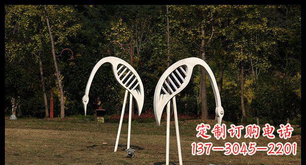 宁波精美不锈钢仙鹤雕塑