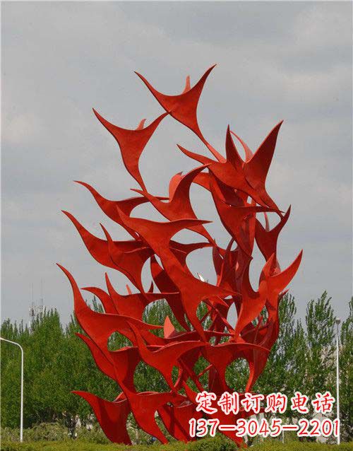 宁波不锈钢天鹅雕塑,唤醒公园景观