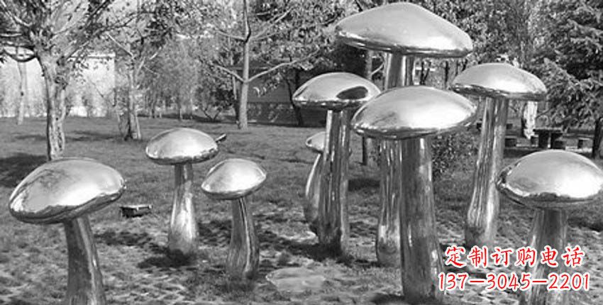 宁波萌芽之美,蘑菇景观雕塑