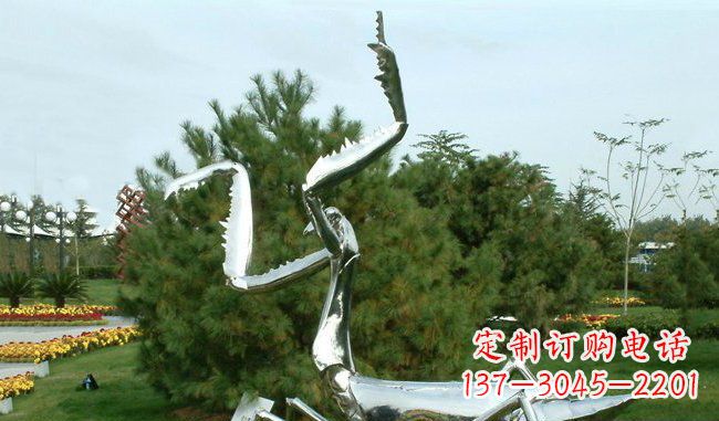 宁波不锈钢螳螂雕塑