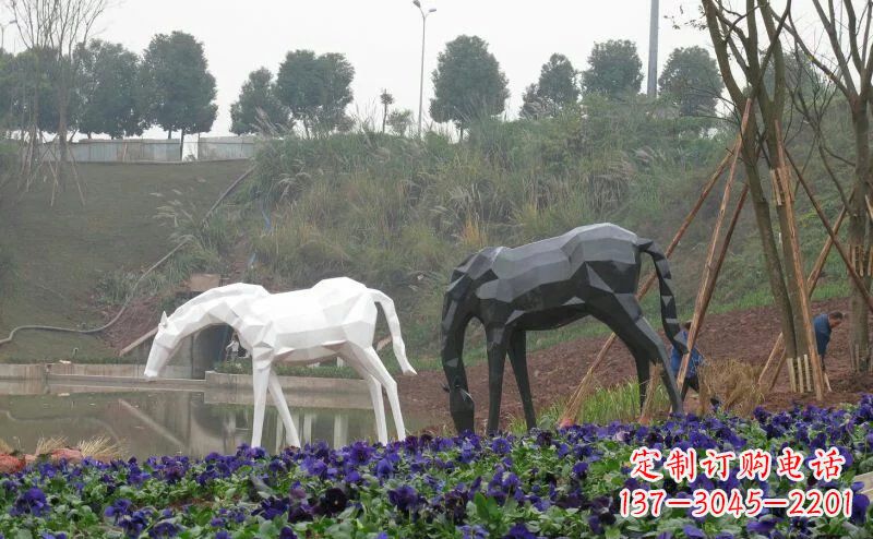 宁波盛世之美,精美不锈钢动物雕塑