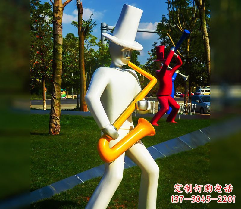 宁波精美的萨克斯不锈钢雕塑