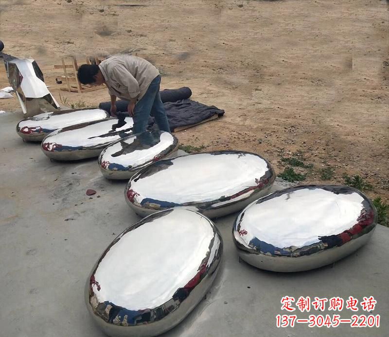 宁波中领雕塑水滴形艺术雕塑