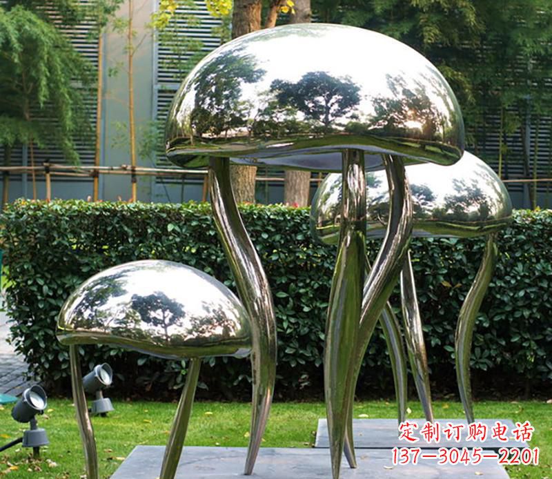 宁波艺术水母不锈钢雕塑