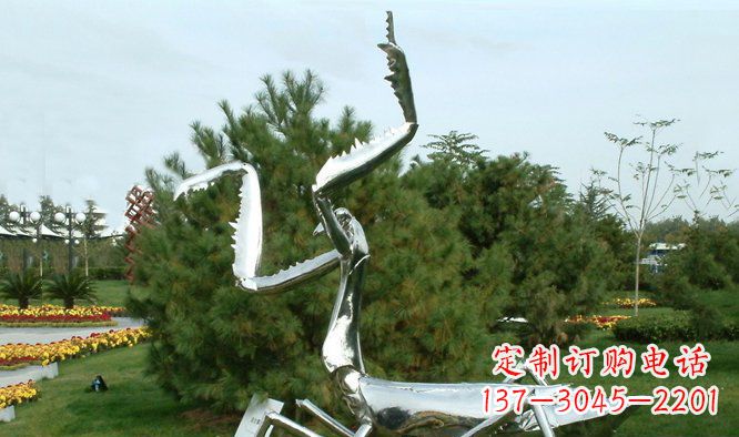 宁波优雅大气的不锈钢螳螂雕塑