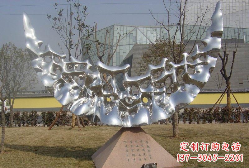 宁波新款不锈钢月亮景观雕塑