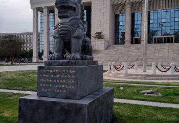 宁波法院神兽獬豸雕塑--正大光明庇护激励雕塑