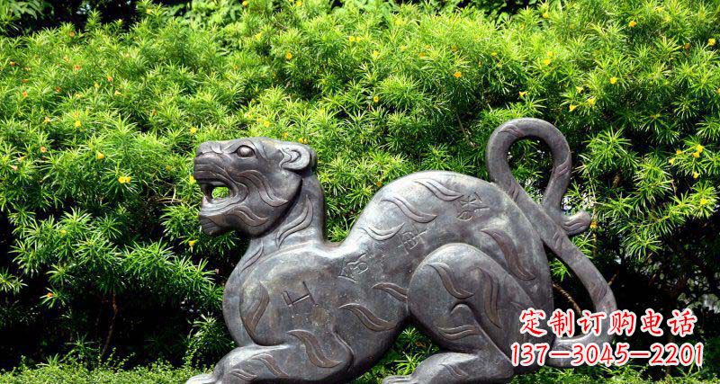 宁波华丽雕塑,大型老虎铜雕