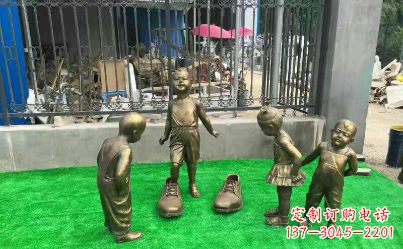 宁波儿童铜雕——让孩子们的笑容更持久