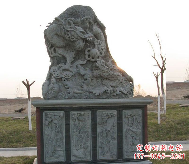 宁波精美的大理石龙雕塑