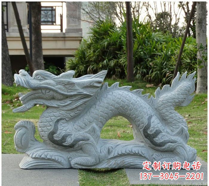 宁波公园大理石龙雕塑222