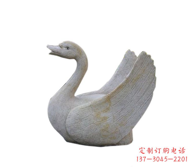 宁波中领雕塑 | 天鹅石雕景观喷泉