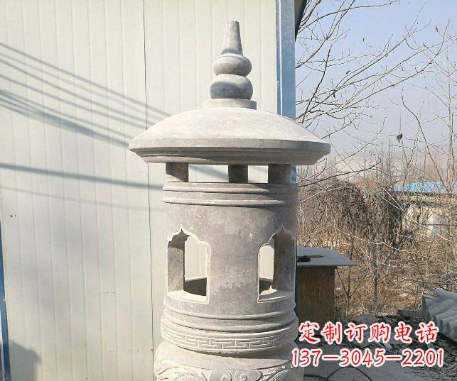 宁波精美公园大理石石灯雕塑
