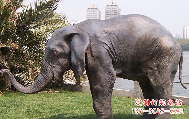 宁波高品质铜质大象雕塑