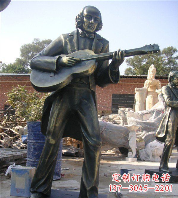 宁波高端精致吉他雕塑